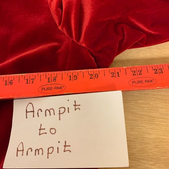 INC womens blazer SZ XL red velvet single breasted vibrant classic quiet luxury - Picture 6 of 9